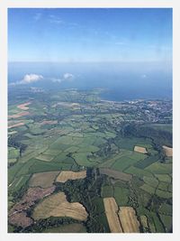 Aerial view of landscape