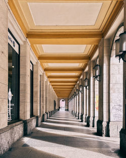 Corridor of building