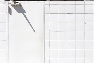 Close-up of white wall