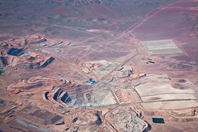 High angle view of landscape