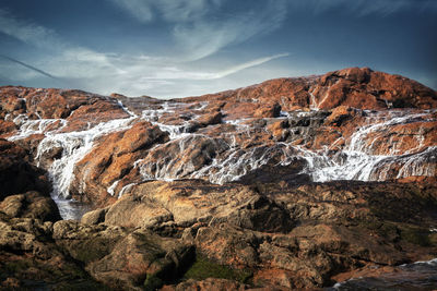 Low angle view of mountain