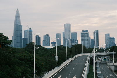 Cityscape against sky