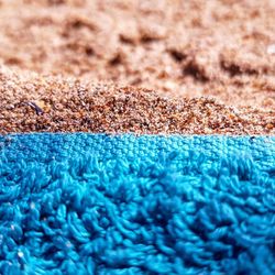 Full frame shot of blue rug