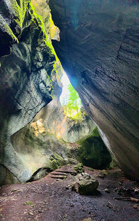 Scenic view of cave