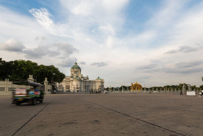 View of cathedral against cloudy sky