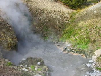 A geyser in yellowstone national park