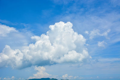 Low angle view of clouds in sky