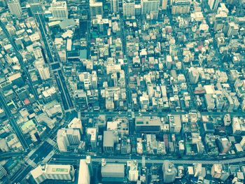 Full frame shot of modern buildings in city