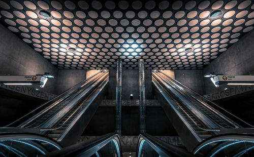 Interior of subway station