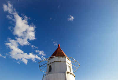 Low angle view of building against sky