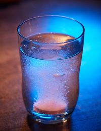 Close-up of drink on table