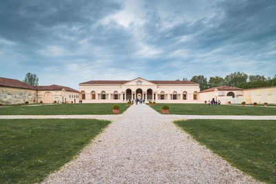 Te palace, palazzo te, historical and monumental building in mantua