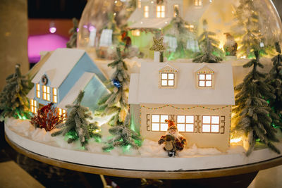 Close-up of christmas decorations