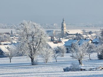 Buildings in winter