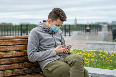 Young woman using mobile phone