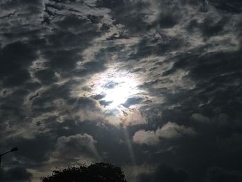 Low angle view of clouds in sky