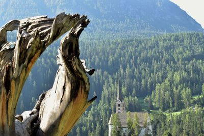 Panoramic view of mountains against sky