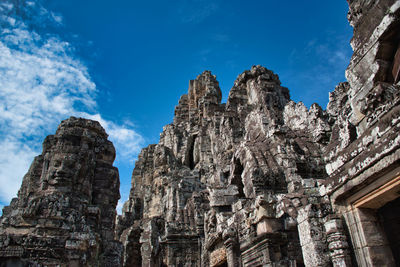 Low angle view of a temple