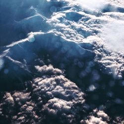 Low angle view of majestic mountains against sky