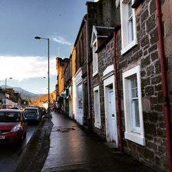 View of city street