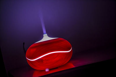 Close-up of incense diffuser on table