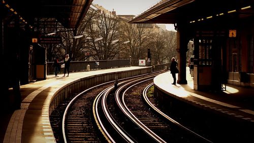 Railroad tracks