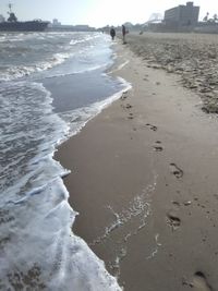 Scenic view of beach