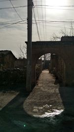 Bridge against sky