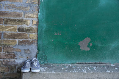 Full frame shot of old wall
