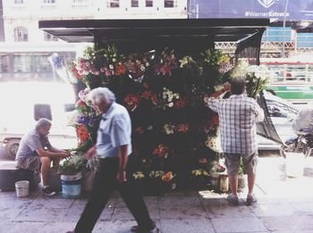 Full length of woman standing in city