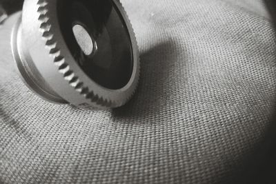 Close-up of eyeglasses on table