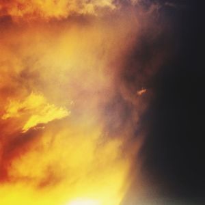 Low angle view of cloudy sky