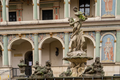 Fountain in temple