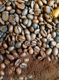 Full frame shot of coffee beans