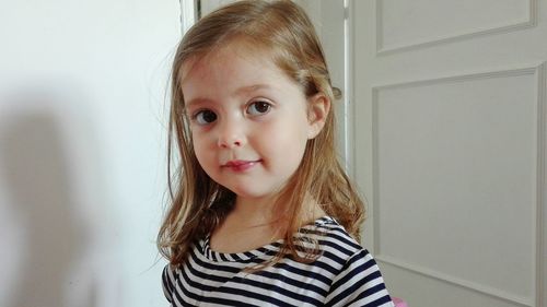 Portrait of cute girl