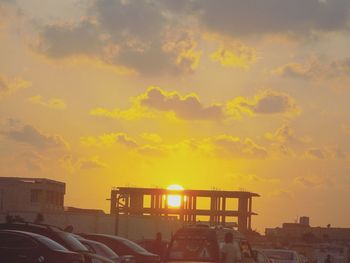 Scenic view of sky during sunset