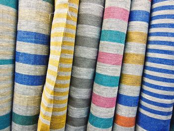 Full frame shot of colorful fabric