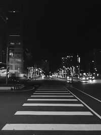 City street at night