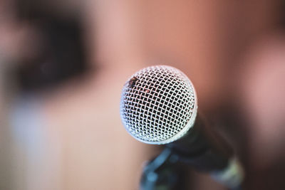 Close-up of lighting equipment