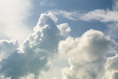 Low angle view of clouds in sky