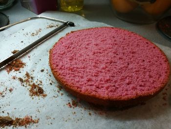 Close-up of cake