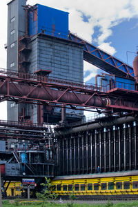 Low angle view of metallurgical industry