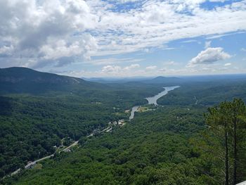 Scenic view of landscape against sky