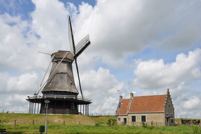 Windmill with miller's house