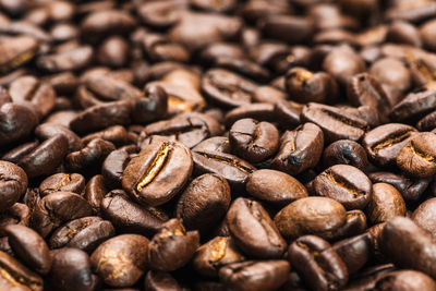 Full frame shot of coffee beans