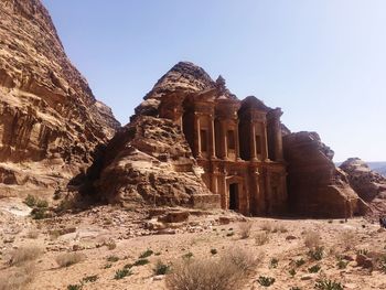 Old ruins against clear sky