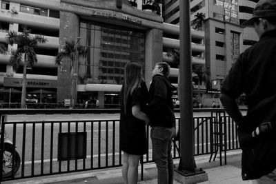 Full length of woman standing in city