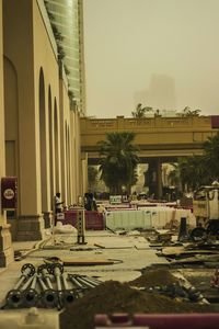 View of built structure in city