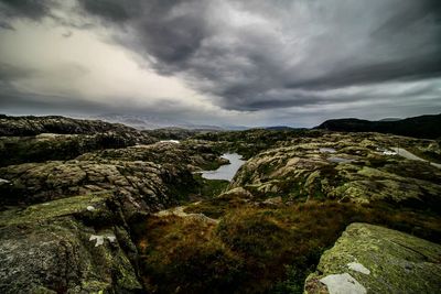 Scenic view of landscape against sky