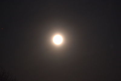 Scenic view of moon against sky